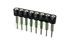 Connector round hole IC